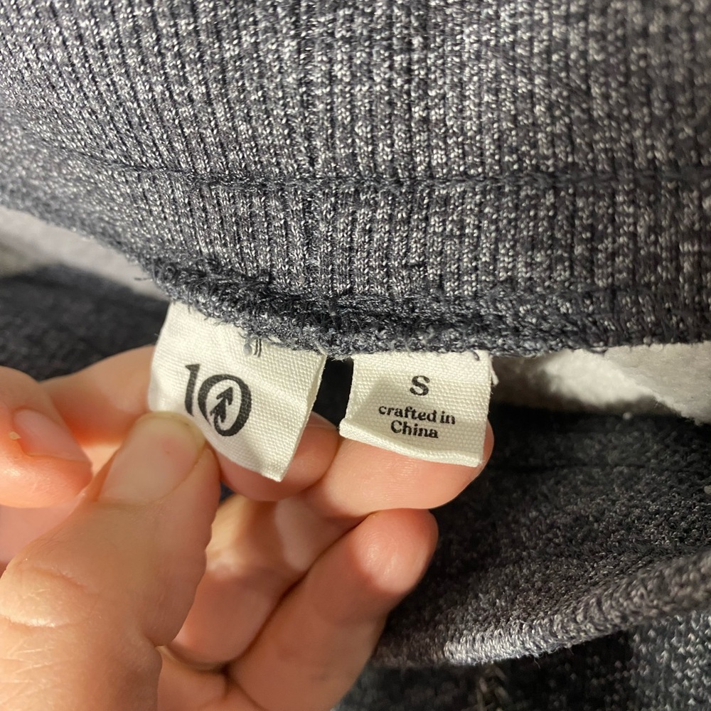 Tentree | Bamone Organic Cotton Sweatpants Black Marled Size Small - Picture 7 of 12